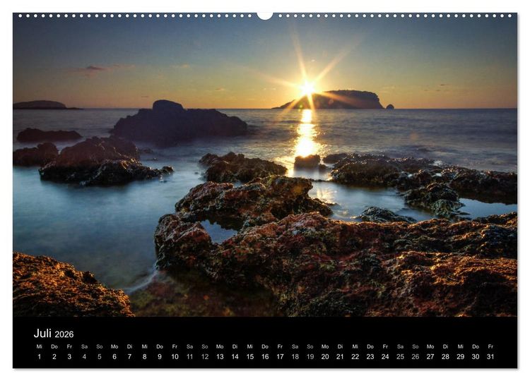 Produktbild: Ibiza und seine Farben (Wandkalender 2026 DIN A2 quer), CALVENDO Monatskalender