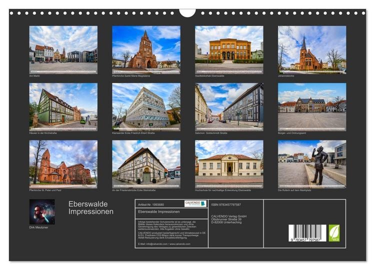 Produktbild: Eberswalde Impressionen (Wandkalender 2026 DIN A3 quer), CALVENDO Monatskalender