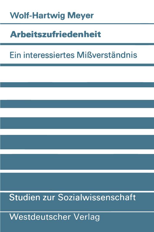 Produktbild: Arbeitszufriedenheit