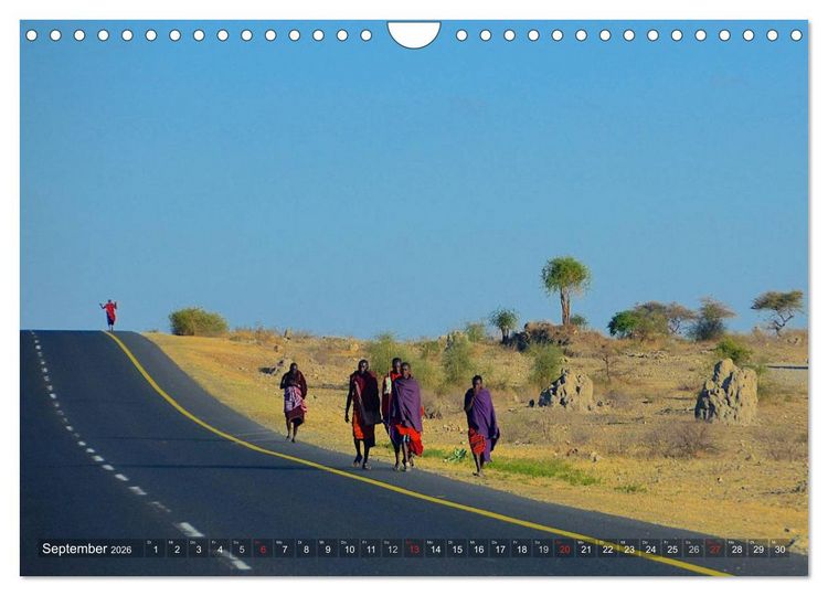 Produktbild: Tansania - Faszinierendes Afrika (Wandkalender 2026 DIN A4 quer), CALVENDO Monatskalender