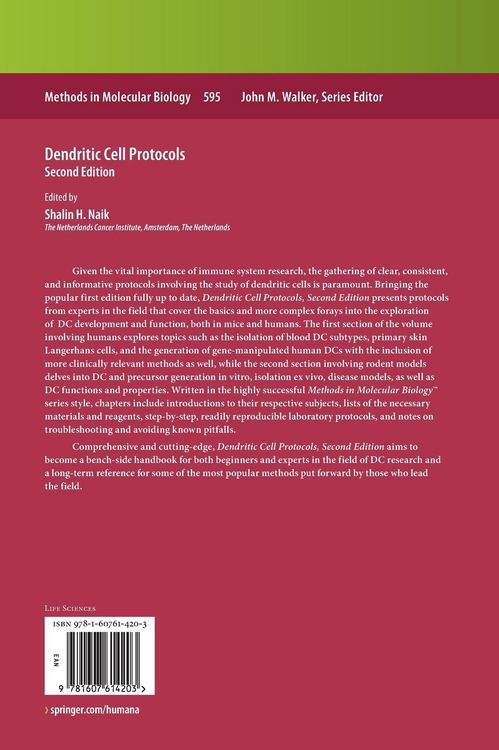 Produktbild: Dendritic Cell Protocols
