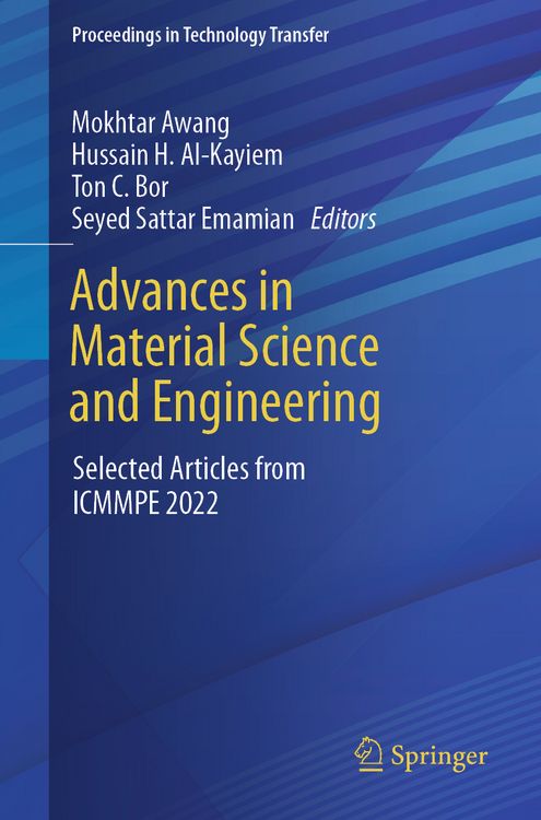 Produktbild: Advances in Material Science and Engineering