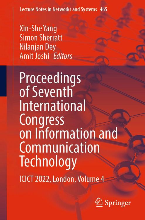 Produktbild: Proceedings of Seventh International Congress on Information and Communication Technology