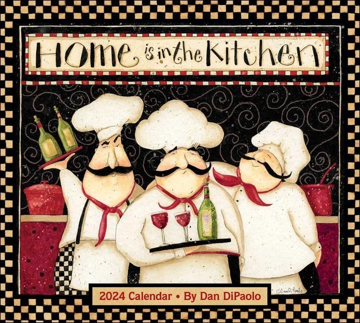 Produktbild: Home Is in the Kitchen 2024 Deluxe Wall Calendar