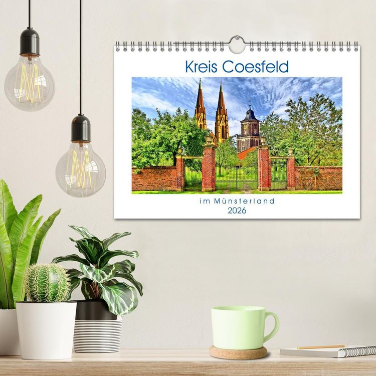 Produktbild: Kreis Coesfeld im M&uuml;nsterland - Stadt Land Flu&szlig; (Wandkalender 2026 DIN A4 quer), CALVENDO Monatskalender
