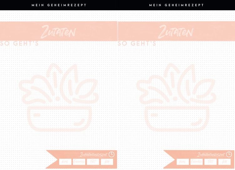Produktbild: Fitness Lifestyle Planer