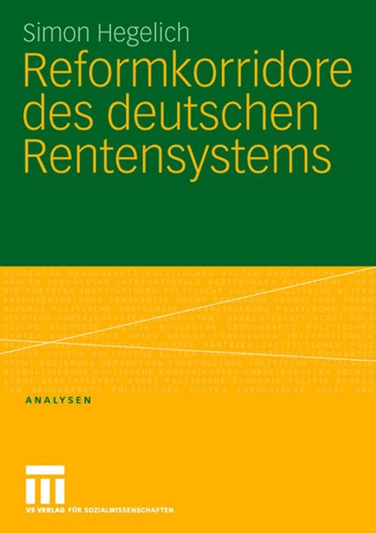 Produktbild: Reformkorridore des deutschen Rentensystems
