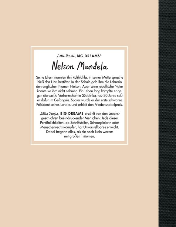 Produktbild: Nelson Mandela &ndash; Little People, BIG DREAMS (Deutsche Ausgabe)