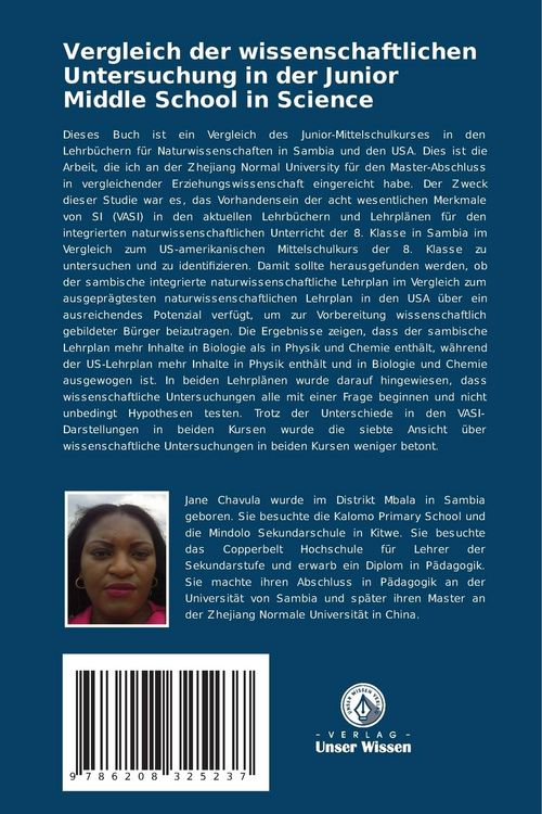 Produktbild: Vergleich der wissenschaftlichen Untersuchung in der Junior Middle School in Science