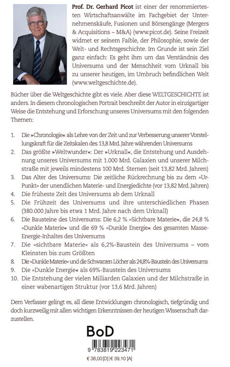 Produktbild: Weltgeschichte - Vom Urknall bis zur heutigen Welt im Umbruch - Band I