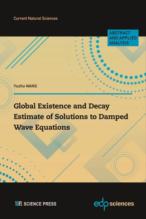 Produktbild: Global Existence and Decay Estimate of Solutions to Damped Wave Equations