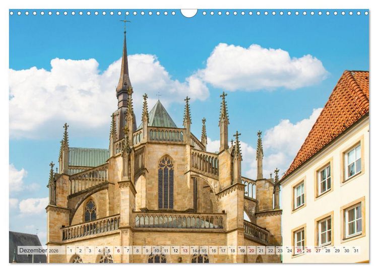 Produktbild: Historisches Osnabr&uuml;ck - Niedersachsen (Wandkalender 2026 DIN A3 quer), CALVENDO Monatskalender