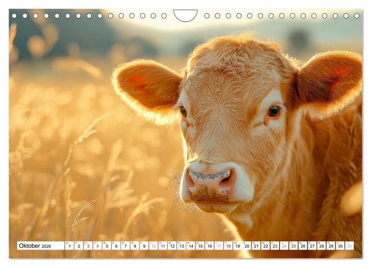 Produktbild: K&Uuml;HE AUF DER ALM &ndash; Der Kalender aus Bayern (Wandkalender 2026 DIN A4 quer), CALVENDO Monatskalender