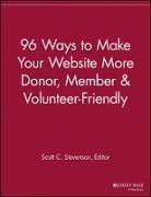 Produktbild: 96 Ways to Make Your Website More Donor, Member & Volunteer Friendly