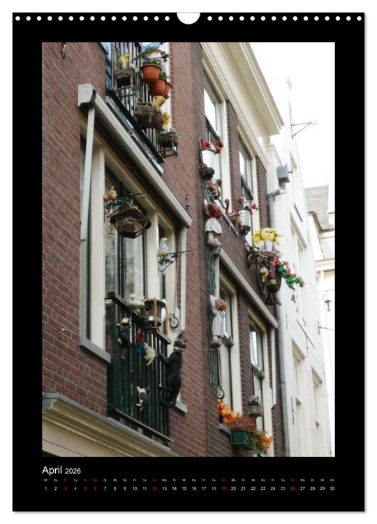 Produktbild: Amsterdam (Wandkalender 2026 DIN A3 hoch), CALVENDO Monatskalender