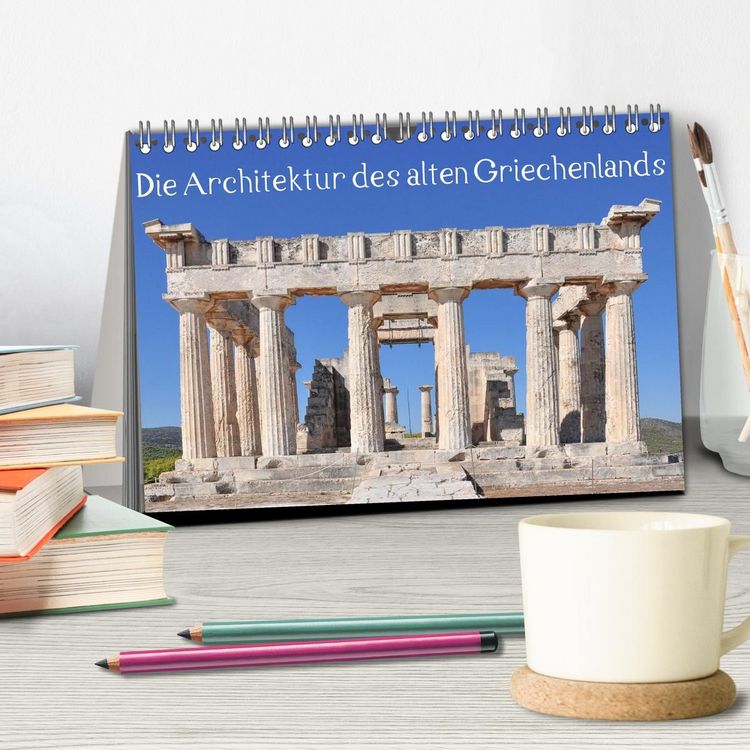 Produktbild: Die Architektur des alten Griechenlands (Tischkalender 2027 DIN A5 quer), CALVENDO Monatskalender