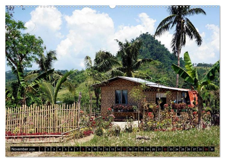 Produktbild: Kontrastreiche Philippinen (hochwertiger Premium Wandkalender 2026 DIN A2 quer), Kunstdruck in Hochglanz