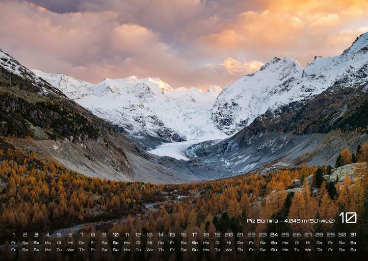Produktbild: Die Alpen - dem Himmel so nah - 2027 - Kalender DIN A2