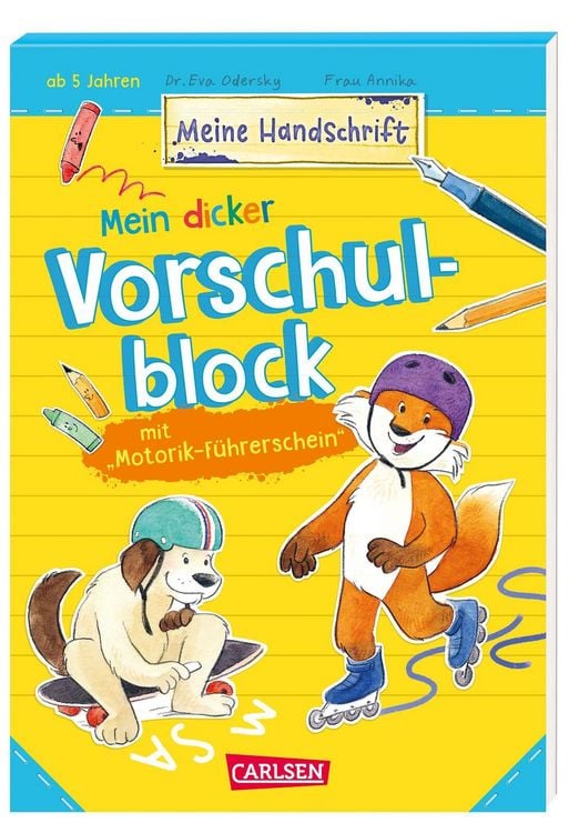 Produktbild: Mein dicker Vorschulblock mit Motorik-F&uuml;hrerschein