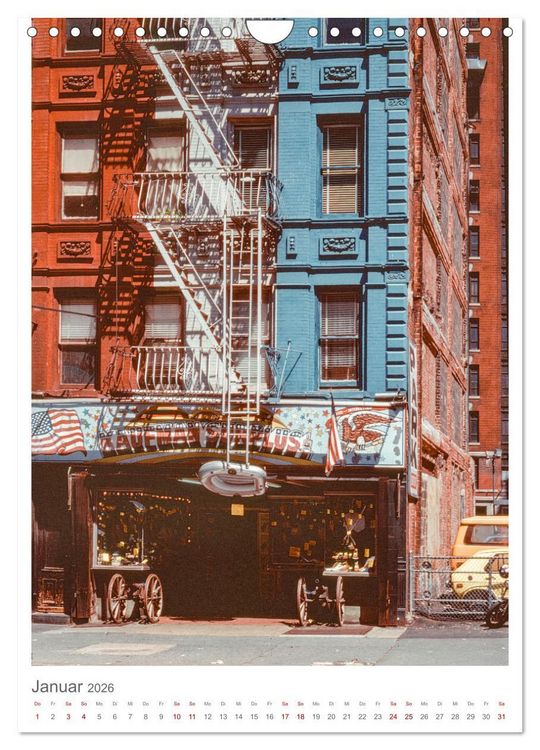 Produktbild: New York 1975 (Wandkalender 2026 DIN A4 hoch), CALVENDO Monatskalender