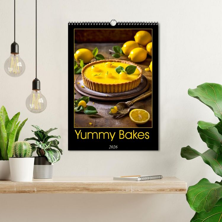 Produktbild: Yummy Bakes (Wall Calendar 2026 DIN A3 portrait), CALVENDO 12 Month Wall Calendar