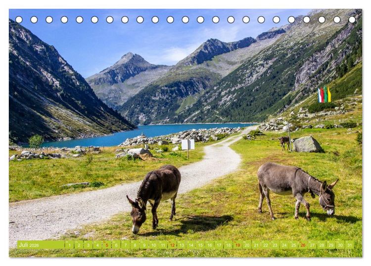 Produktbild: Ein Herz f&uuml;r das Zillertal (Tischkalender 2026 DIN A5 quer), CALVENDO Monatskalender