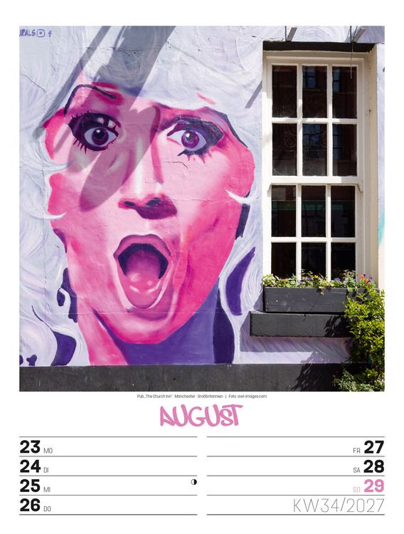 Produktbild: Street Art Wochenplaner Kalender 2027