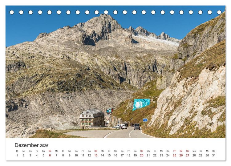 Produktbild: Schweizer Alpenp&auml;sse (Tischkalender 2026 DIN A5 quer), CALVENDO Monatskalender