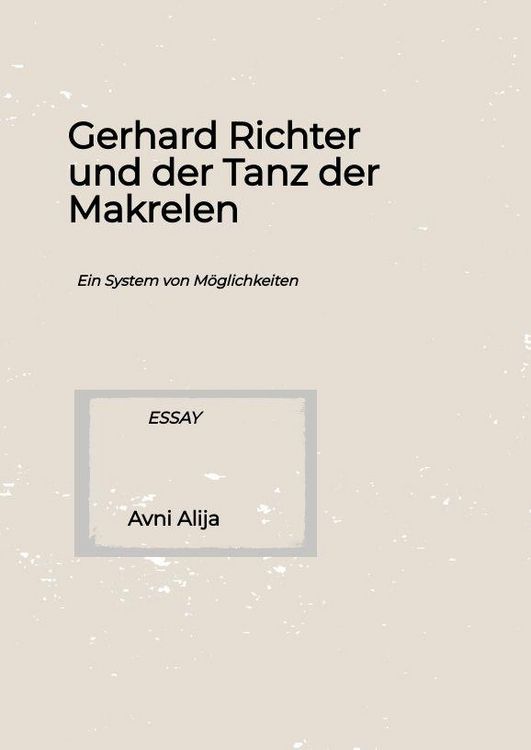 Produktbild: Gerhard Richter und der Tanz der Makrelen