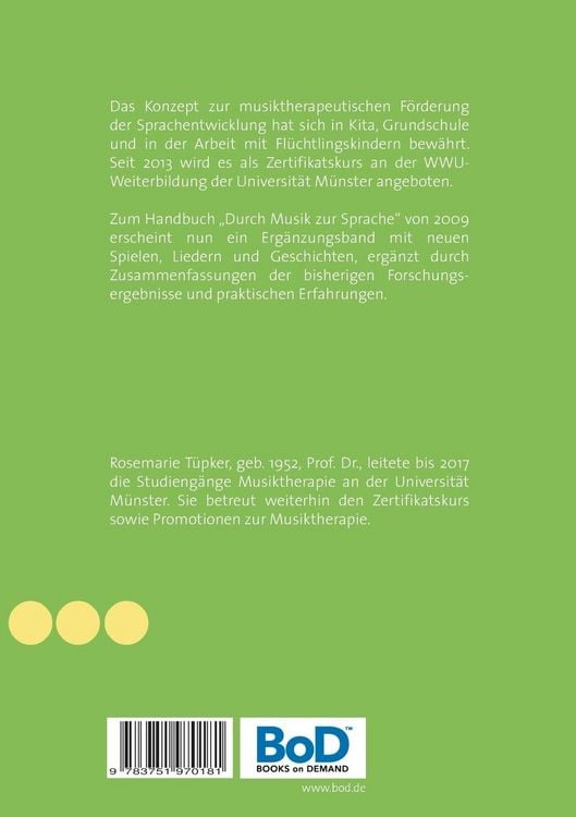 Produktbild: Durch Musik zur Sprache - Neue Spiele