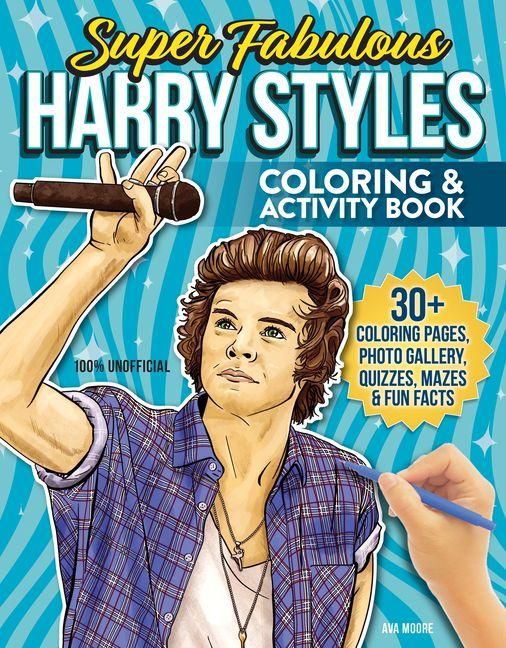 Produktbild: Super Fabulous Harry Styles Coloring & Activity Book