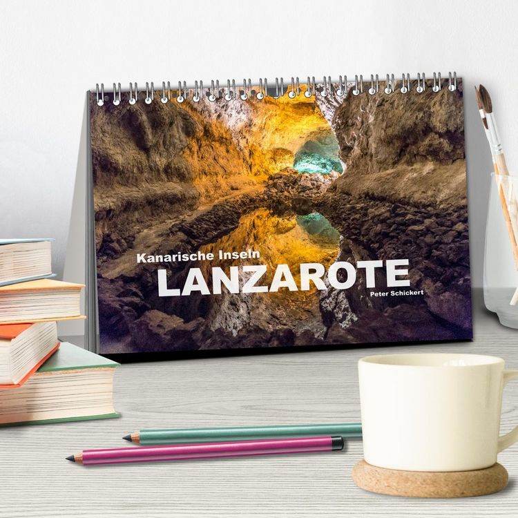 Produktbild: Kanarische Inseln - Lanzarote (Tischkalender 2026 DIN A5 quer), CALVENDO Monatskalender