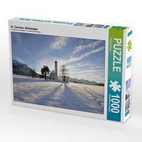 Produktbild: CALVENDO Puzzle St. Coloman, Schwangau | 1000 Teile Lege-Gr&ouml;&szlig;e 64x48cm Foto-Puzzle f&uuml;r gl&uuml;ckliche Stunden