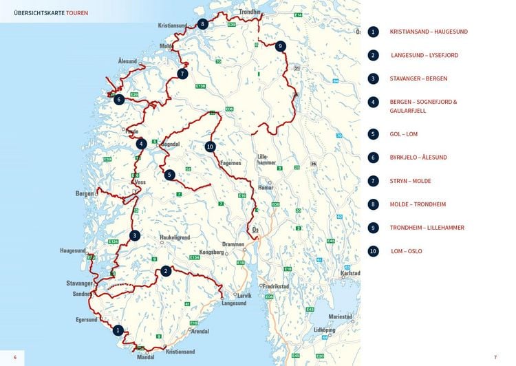 Produktbild: Motorrad Reisef&uuml;hrer Fjord-Norwegen