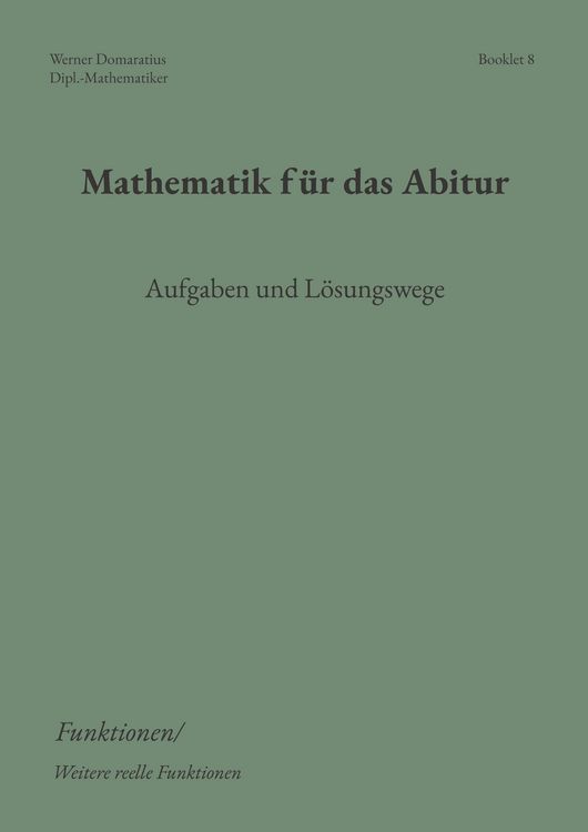 Produktbild: Mathematik f&uuml;r das Abitur