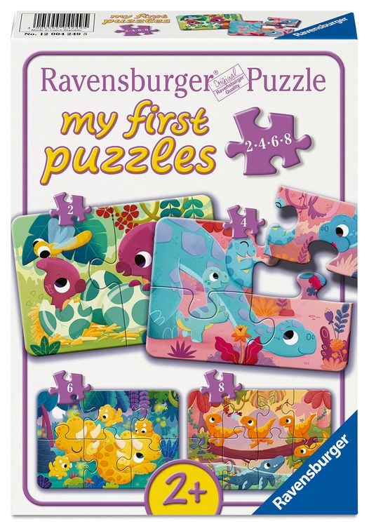 Produktbild: Kinderpuzzle 2, 4, 6, 8 Teile - Dino-Freunde