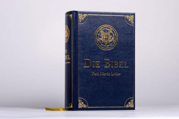 Produktbild: Die Bibel - Altes und Neues Testament nach Martin Luther. In Cabra-Leder gebunden mit Goldpr&auml;gung