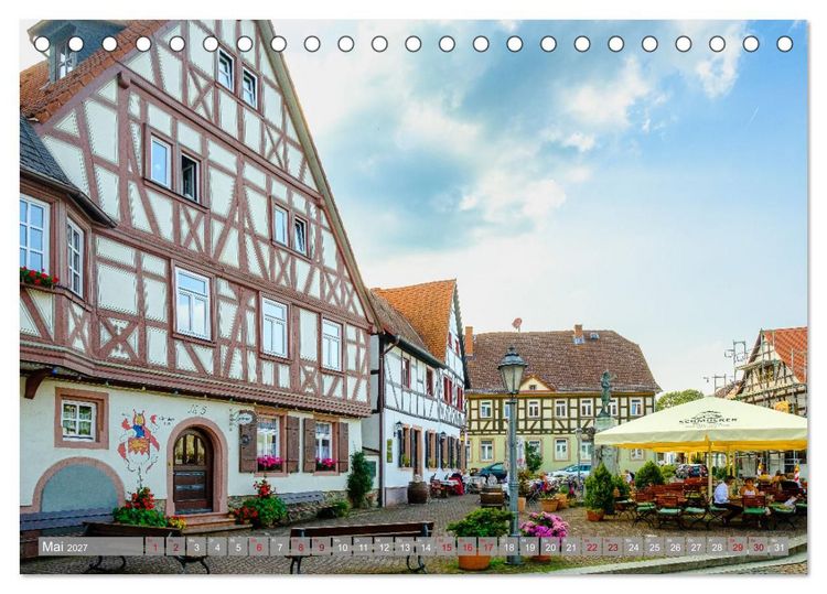 Produktbild: Ein Blick auf Hanau-Steinheim (Tischkalender 2027 DIN A5 quer), CALVENDO Monatskalender