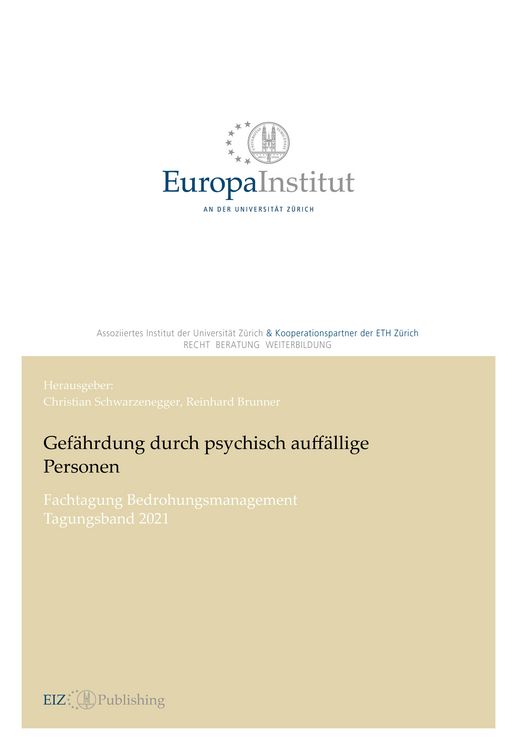 Produktbild: Gef&auml;hrdung durch psychisch auff&auml;llige Personen