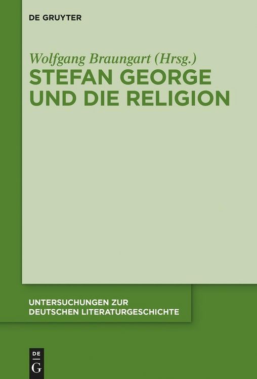 Produktbild: Stefan George und die Religion