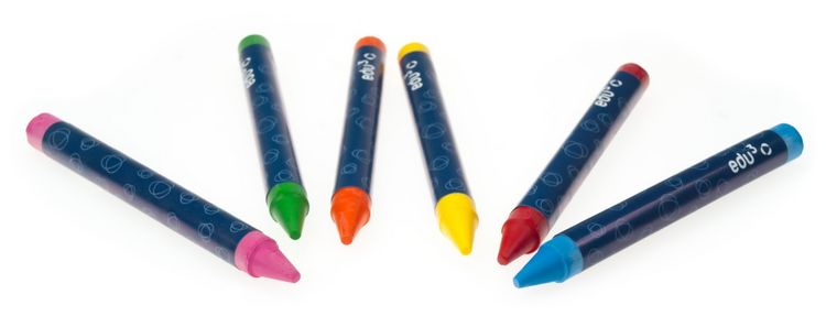 Produktbild: edu&sup3; Jumbo Wachsmalkreide, 12er Set