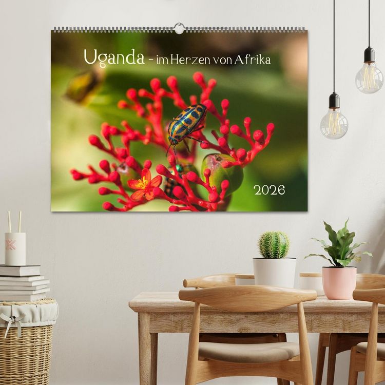 Produktbild: Uganda - im Herzen von Afrika (Wandkalender 2026 DIN A2 quer), CALVENDO Monatskalender