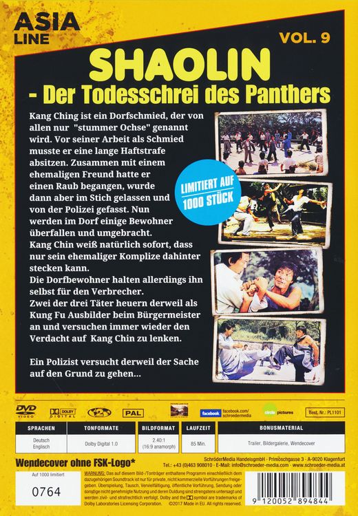 Produktbild: Shaolin - Der Todesschrei des Panthers [LE]