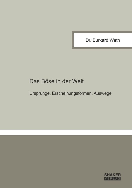 Produktbild: Das B&ouml;se in der Welt