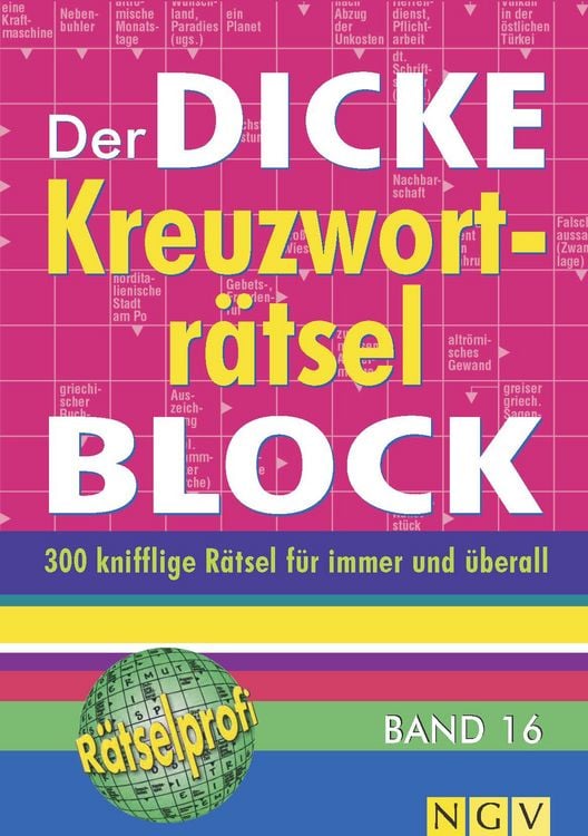 Produktbild: Der dicke Kreuzwortr&auml;tsel-Block Band 16
