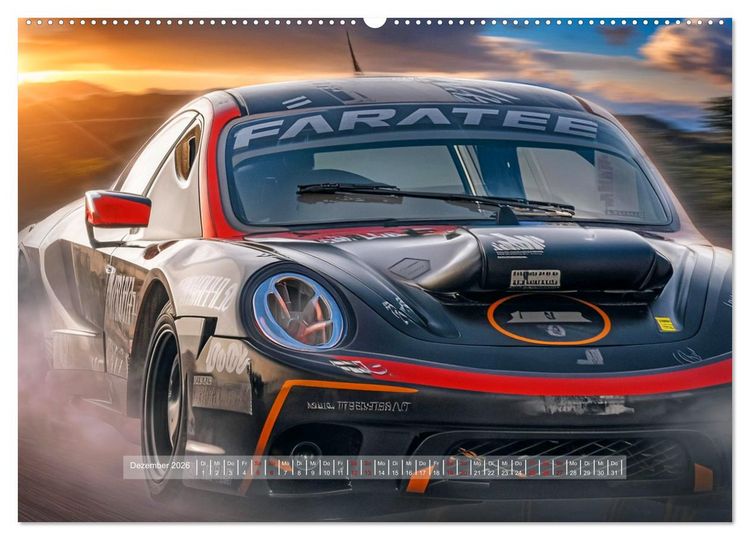 Produktbild: Fantasievolle Rennautos - Im Rausch der Geschwindigkeit (Wandkalender 2026 DIN A2 quer), CALVENDO Monatskalender