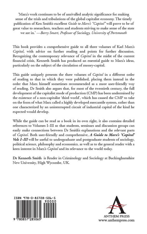 Produktbild: A Guide to Marx's 'Capital' Vols I-III