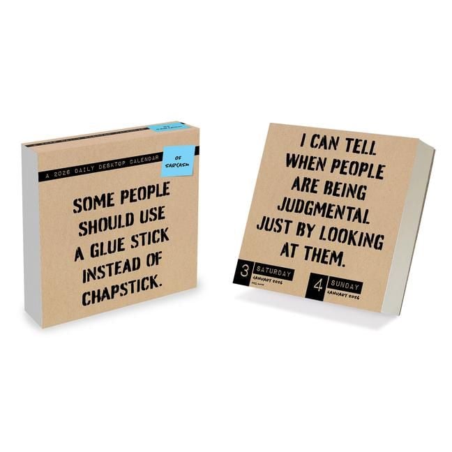 Produktbild: Cal 2026- Anti Affirmations/Daily Sarcasm Daily Desktop