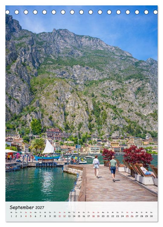 Produktbild: Limone sul Garda - Perle am Westufer des Gardasees (Tischkalender 2027 DIN A5 hoch), CALVENDO Monatskalender