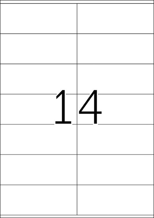 Produktbild: HERMA Etiketten permanent wei&szlig; 105x42mm 100 Blatt 140 St&uuml;ck